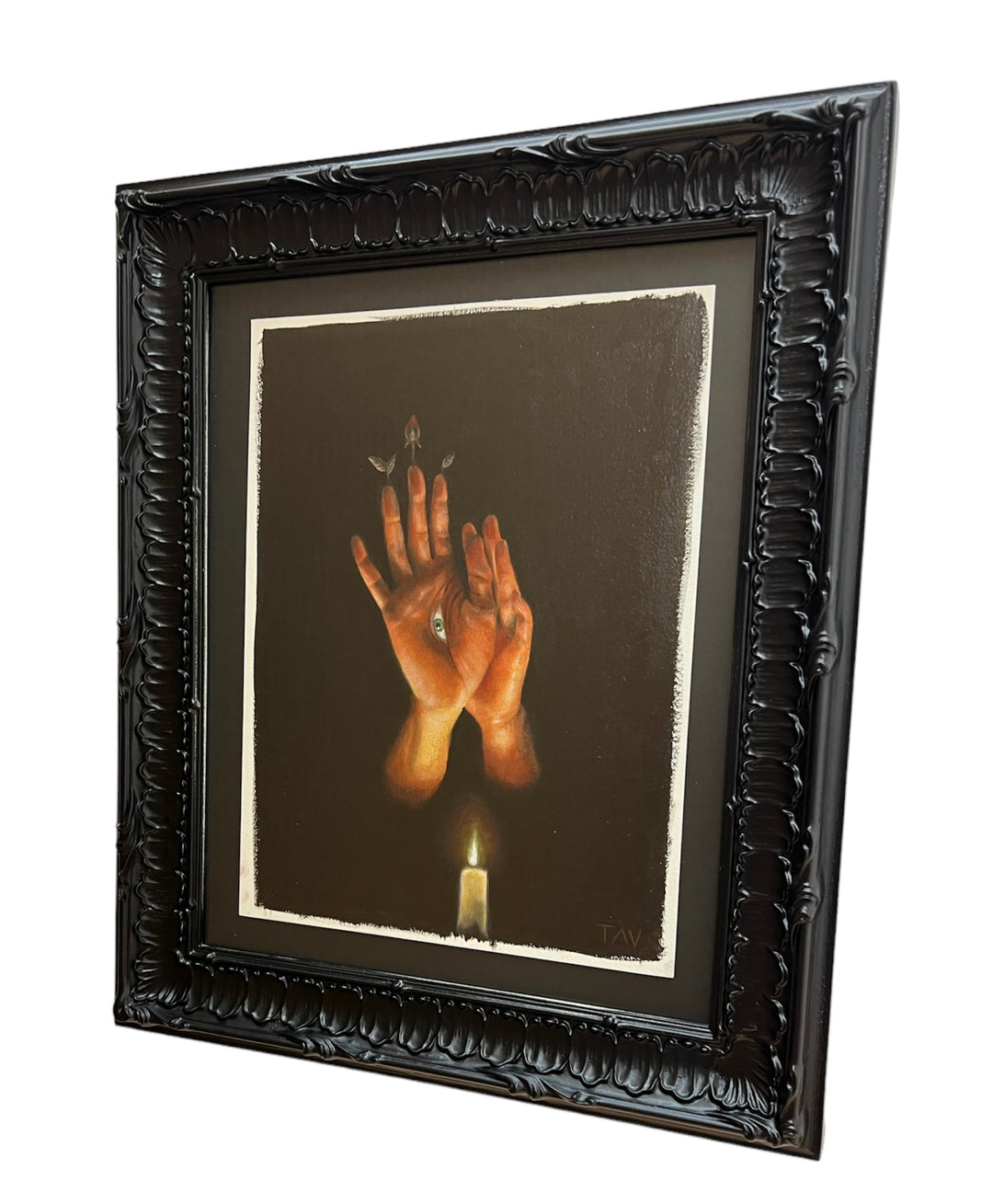 Work on Paper 7: In The Palm of Her Hands Series