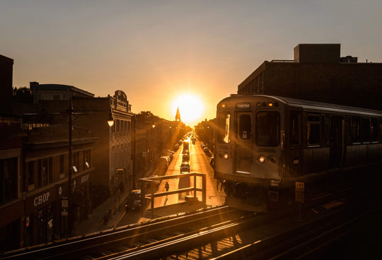 Chicagohenge on North Ave