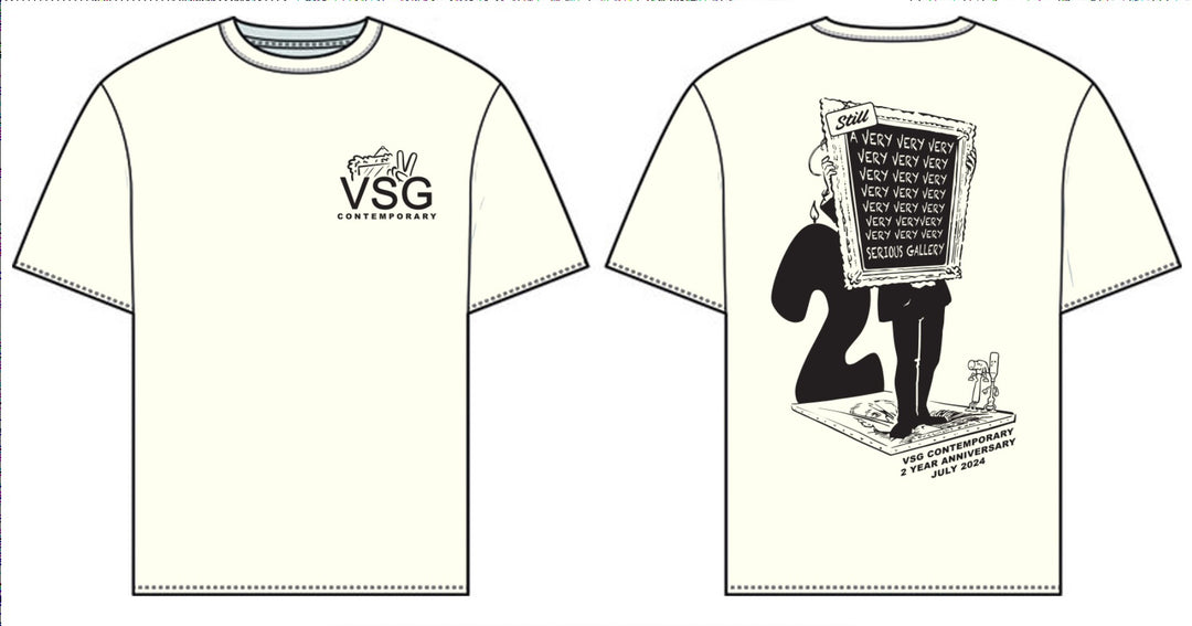 VSG 2nd Year Anniversary Shirt [STILL A VERY SERIOUS GALLERY]- Cream Color