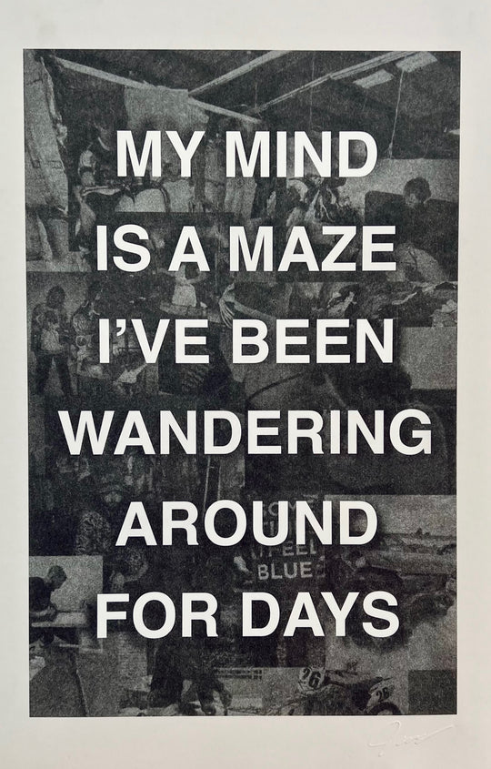 My Mind Is A Maze, Risograph